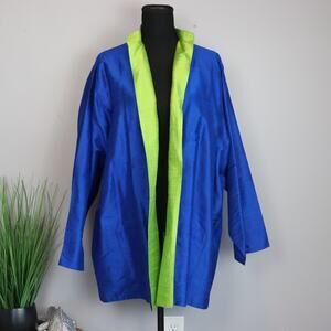 Vintage Silk Reversible Anita Tiburzi Jacket One Size